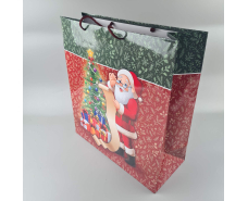 Новогодние, кортонный пакеты подарочные Супер 47x52x20-008) НГ (12 шт)