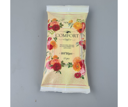 ᐉ Влажная салфетка  15 шт "Comfort" (1 пачка)