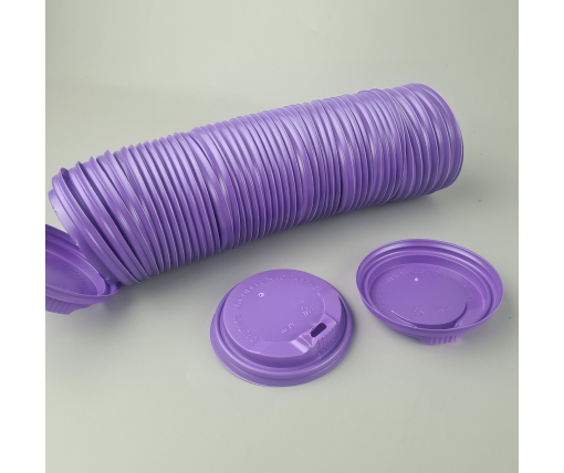 Крышка под стакан  бумажный. Ф79 (гар) фиолет ДИФЛОН (50 шт)