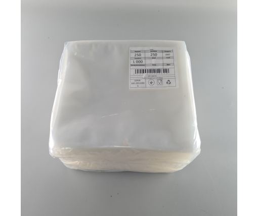 Вакуумный пакет гладкий ,для промышленного использования 25х25см 60мкм (1000шт) (1000 шт)