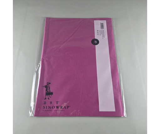 Бумага "ТИШЬЮ" 50*70 см (606) для упаковки цветов №3 малиновый (30 шт)