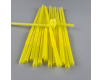 Трубочка-соломка для напитков с гофрой d6,0 -26см Желтая  Артистик (100 шт)