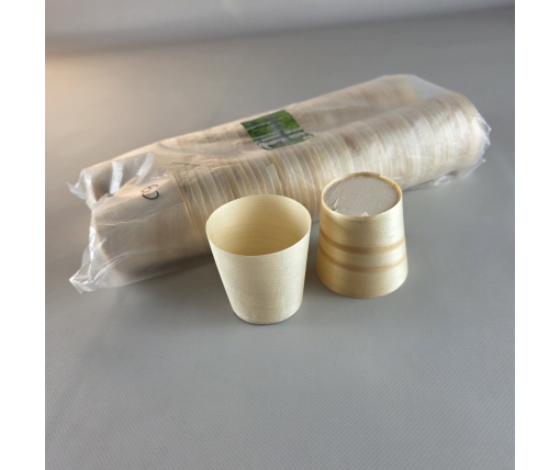 Стакан, бамбук, h 60 мм, Ø 60 мм, (100) (100 шт)