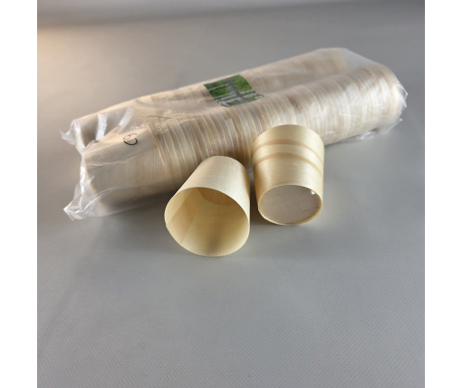 Стакан, бамбук, h 60 мм, Ø 60 мм, (100) (100 шт)