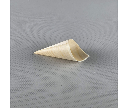 Конусный стакан, дерево,  80 мм, (100) (100 шт)