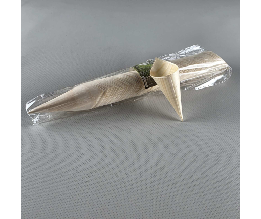 Конусный стакан, дерево,  80 мм, (100) (100 шт)