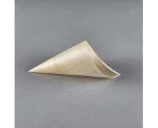 Конусный стакан, дерево, 125 мм, (100) (100 шт)