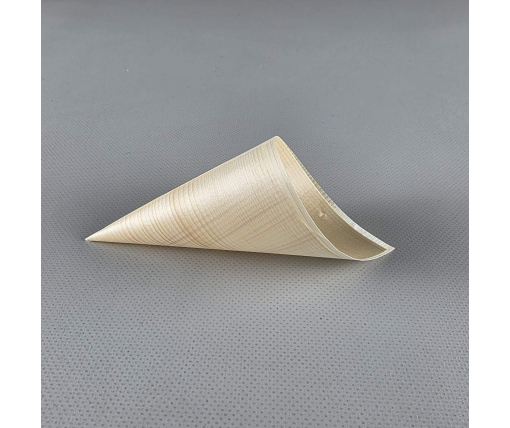 Конусный стакан, дерево, 125 мм, (100) (100 шт)