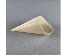 Конусный стакан, дерево, 155 мм, (100) (100 шт)