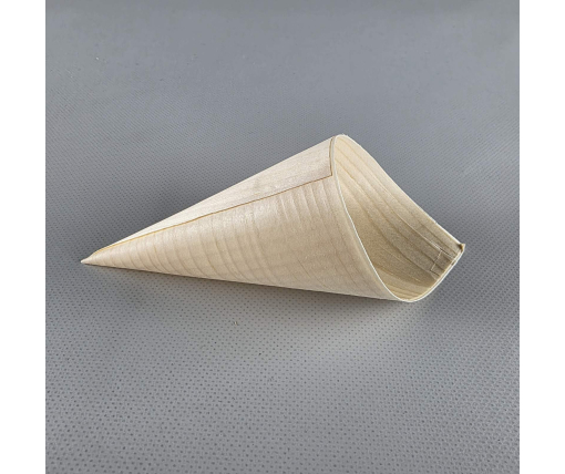 Конусный стакан, дерево, 155 мм, (100) (100 шт)