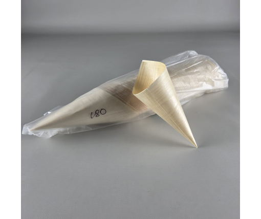 Конусный стакан, дерево, 180 мм, (100) (100 шт)