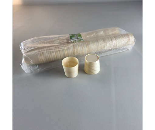 Стакан, бамбук, h 45 мм, Ø 45 мм, (100) (100 шт)