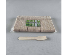 Лопатка для мороженого деревянная, 9,4 см.(100шт) (1 пачка)