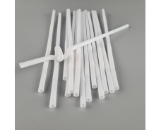 Трубочка-соломка для напитков с гофрой d6,0 -26см Белая Артистик (100 шт)