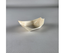 Тарелка-лодочка(2,5) Бамбук  64х40мм h9мм   (100) (100 шт)