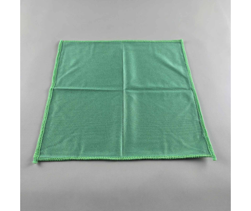 Тряпка Микрофибра 30*30 Зеленая ПОЛИРОВКА (1 шт)