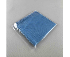 Тряпка Микрофибра 30*30 Синяя ПОЛИРОВКА (1 шт)