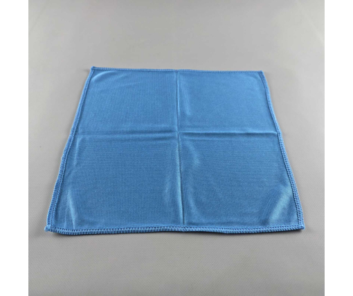 Тряпка Микрофибра 30*30 Синяя ПОЛИРОВКА (1 шт)