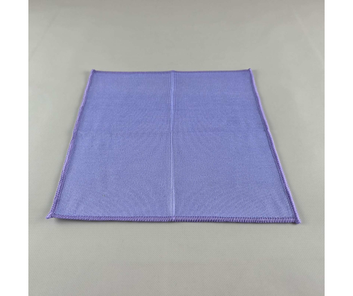 Тряпка Микрофибра 30*30 Фиолетовая ПОЛИРОВКА (1 шт)