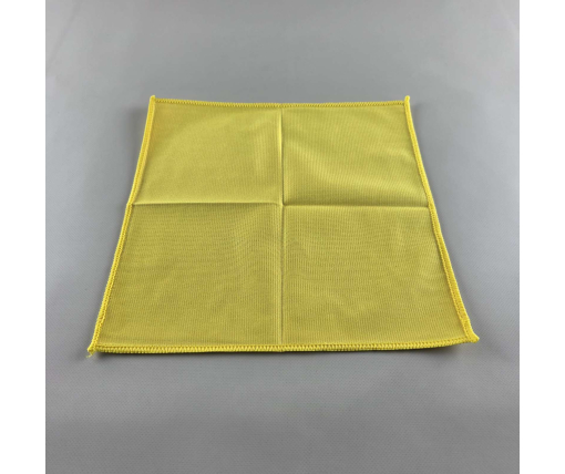 Тряпка Микрофибра 30*30 Желтая ПОЛИРОВКА (1 шт)
