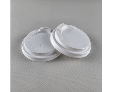 Крышка под стакан  бумажный. Ф79 (гар) белая ДИФЛОН (50 шт)