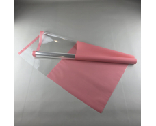 Пленка для цветов Рулон 8 м Тонировка с каймой  (75) (h700) № 817 Светло Розовый (1 шт)