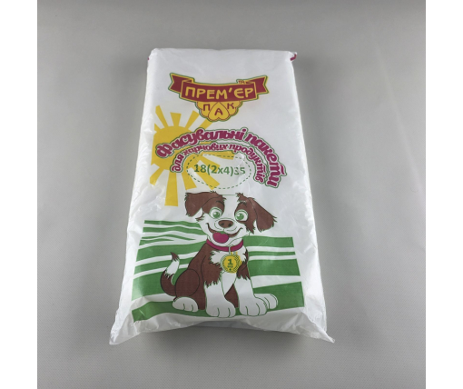 Фасовочные полиэтиленовые пакеты №9 (26х35) 0,800кг 530шт Собачка (1 пачка)