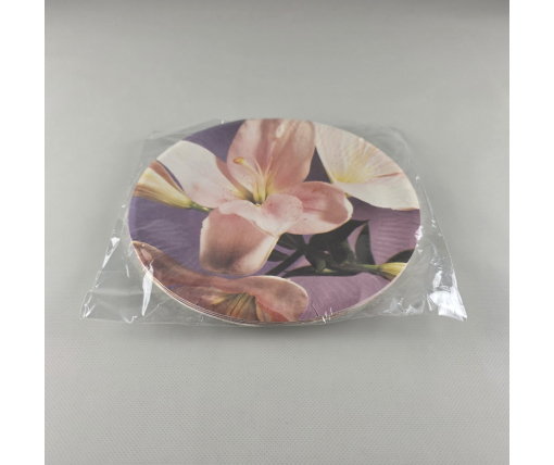 Тарелка бумажная 23см"№73 10шт (1 пачка)