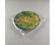 Тарелка бумажная 23см"№77 10шт (1 пачка)