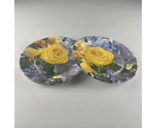 Тарелка бумажная 23см"№79 10шт (1 пачка)