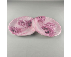 Тарелка бумажная 23см"№80 10шт (1 пачка)