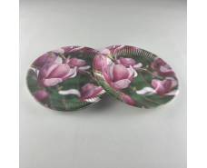 Тарелка бумажная 23см"№81 10шт (1 пачка)