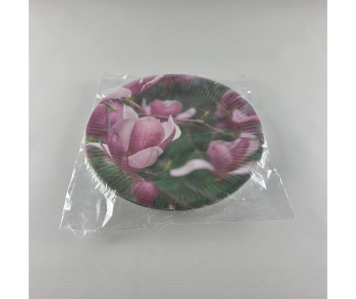 Тарелка бумажная 23см"№81 10шт (1 пачка)