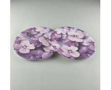 Тарелка бумажная 23см"№82 10шт (1 пачка)