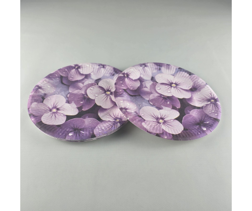 Тарелка бумажная 23см"№82 10шт (1 пачка)