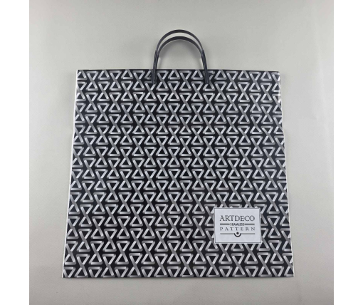 Пакет с пластиковой ручкой (36х37)  "АртДеко"  (10 шт)