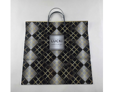 Пакет с пластиковой ручкой (36х37)  "Лаки"  (10 шт)