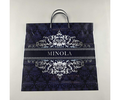 Пакет с пластиковой ручкой (36х37)  "Минола"  (10 шт)