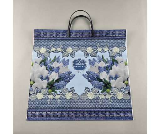 Пакет с пластиковой ручкой (36х37)  "Премиум"   (10 шт)