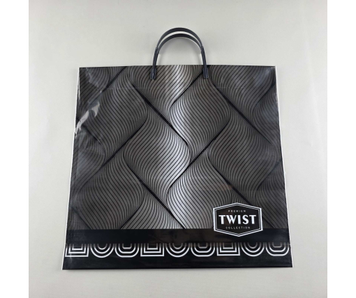 Пакет с пластиковой ручкой (36х37)  "Твист"  (10 шт)