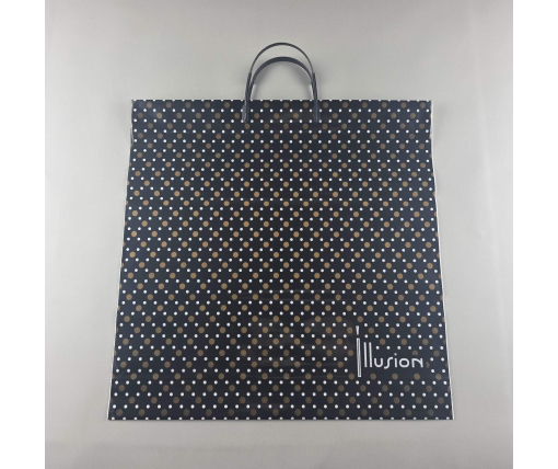 Полиэтиленовый пакет (40х40) с пластиковой ручкой"Илюзион"  (10 шт)