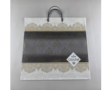 Полиэтиленовый пакет (40х40) с пластиковой ручкой  "Шарм"  (10 шт)