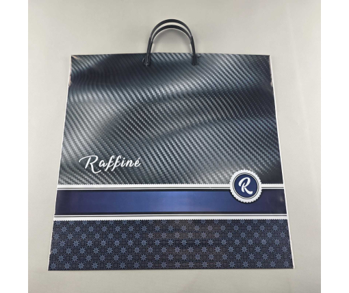 Полиэтиленовый пакет (40х40) с пластиковой ручкой"Рафине"  (10 шт)