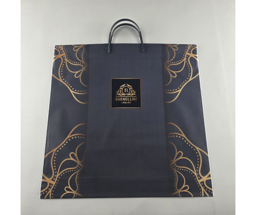 Полиэтиленовый пакет (40х40) с пластиковой ручкой"Барнолини"  (10 шт)