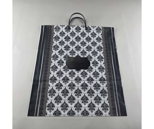 Пакет-сумка 40х45 з пластиковою ручкою  "Делюкс" (10 шт)