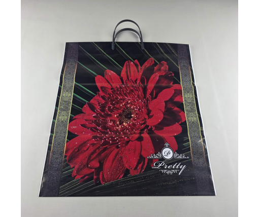 Пакет-сумка 40х45 з пластиковою ручкою  "Претти" (10 шт)