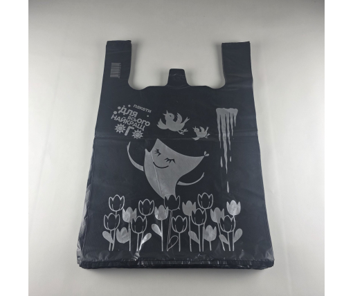 Пакет 40х60 "БМВ"ПАКУНЧИК ВЕСНА" Сomserv  черный (100 шт)