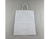 Пакет с ручками бумажный крафт белый 280х150х350, 120г/м2 (25 шт)