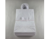 Пакет с ручками бумажный крафт белый 280х150х350, 120г/м2 (25 шт)