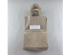 Пакет с ручками бумажный крафт бурий 220х120х280, 70г/м2 (25 шт)